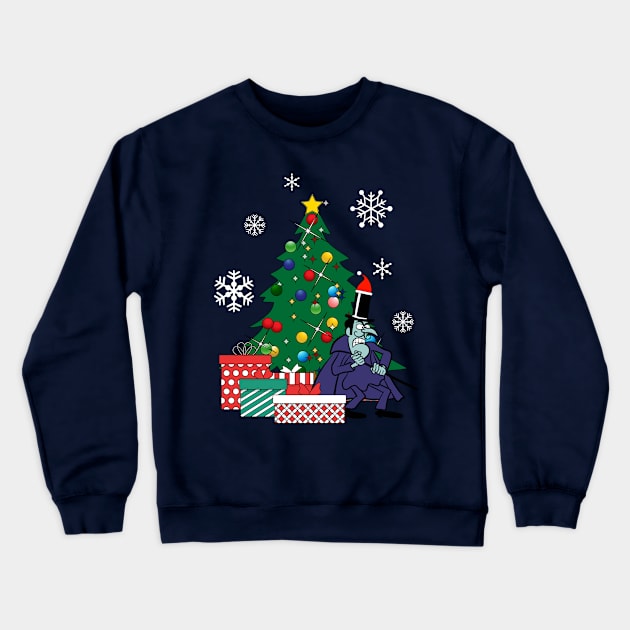 Snidely Whiplash Around The Christmas Tree Crewneck Sweatshirt by Nova5